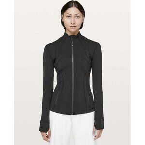 Lululemon Define Jacket Black Size 6 LOGO EUC